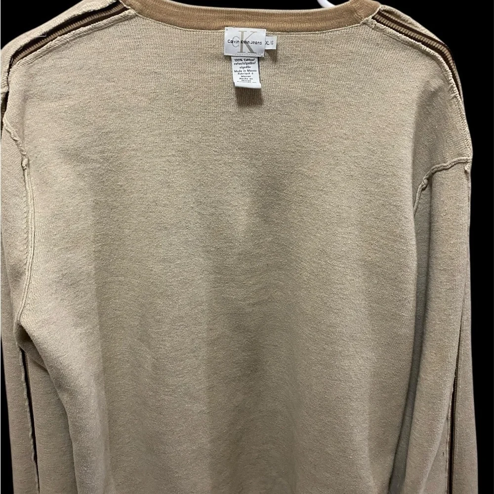 Calvin Klein XL Men's Cream Sweater